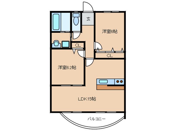 Ｇｌｕｃｋ２１の物件間取画像